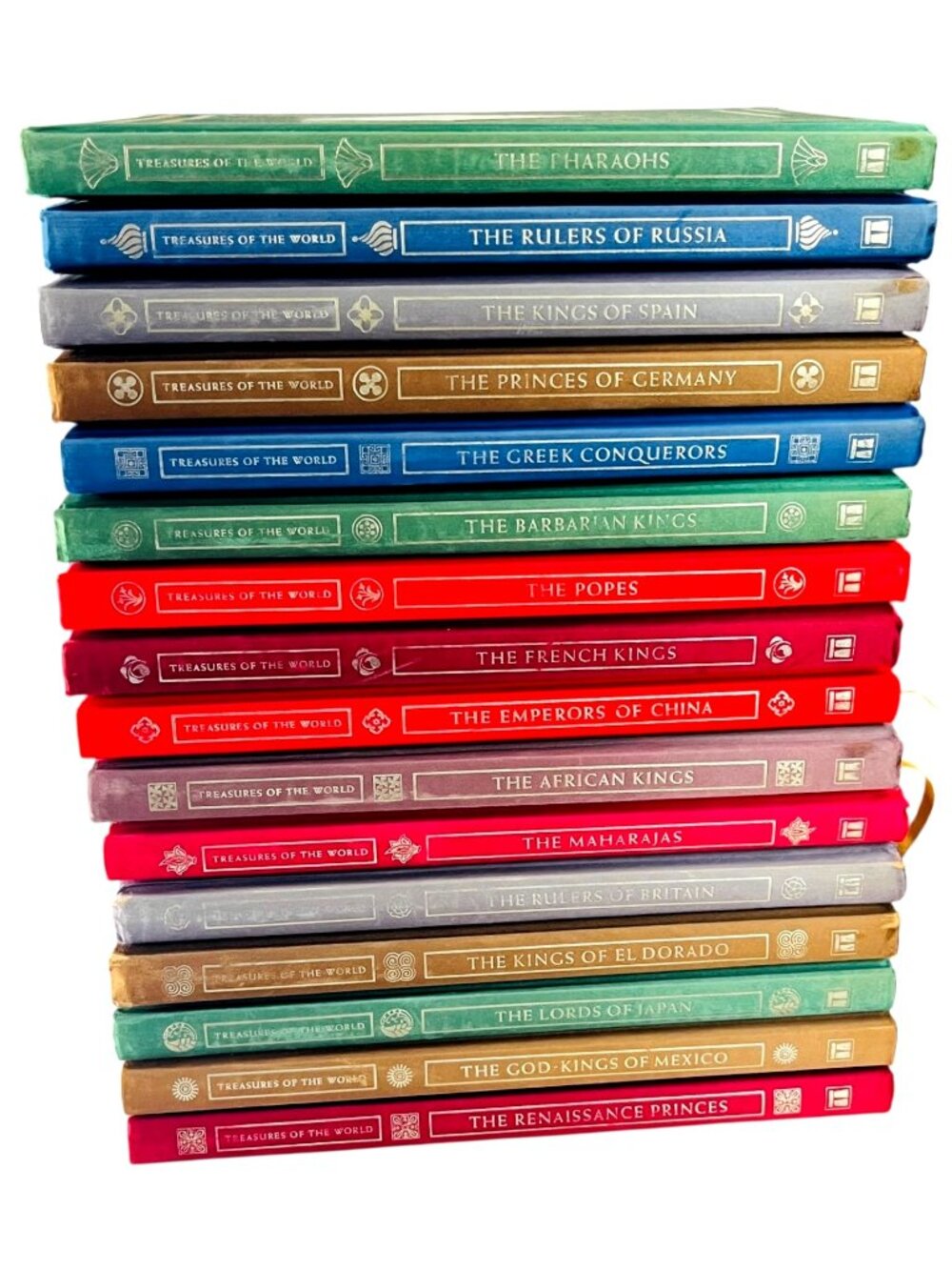 Treasures Of The World (Stonehenge Press) Complete Set - ALL 16 - EX Condition